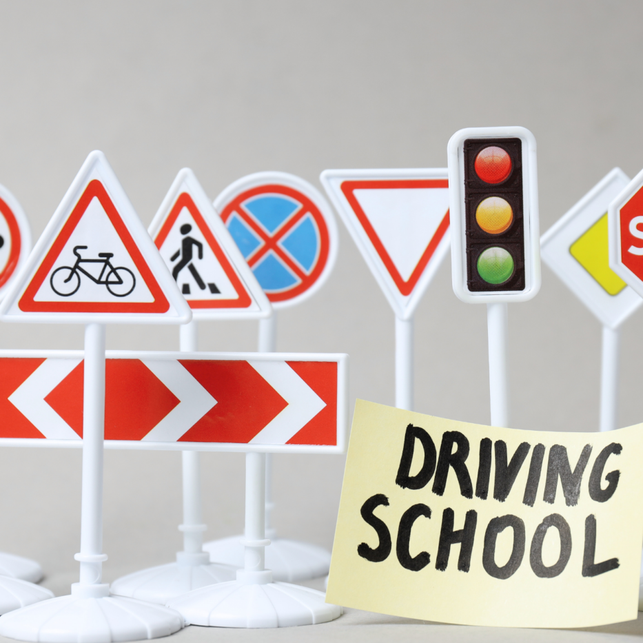 driving school graphics and signs in temple texas