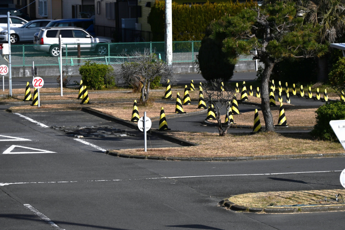 driving school parking lot in temple texas