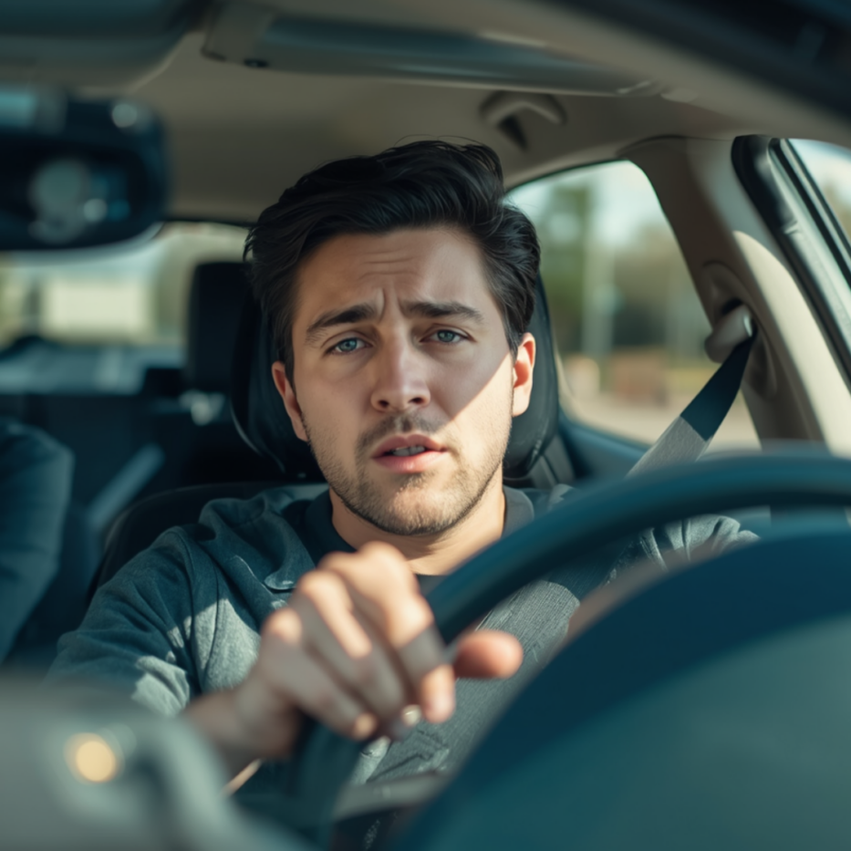 man taking third party road test Denton TX